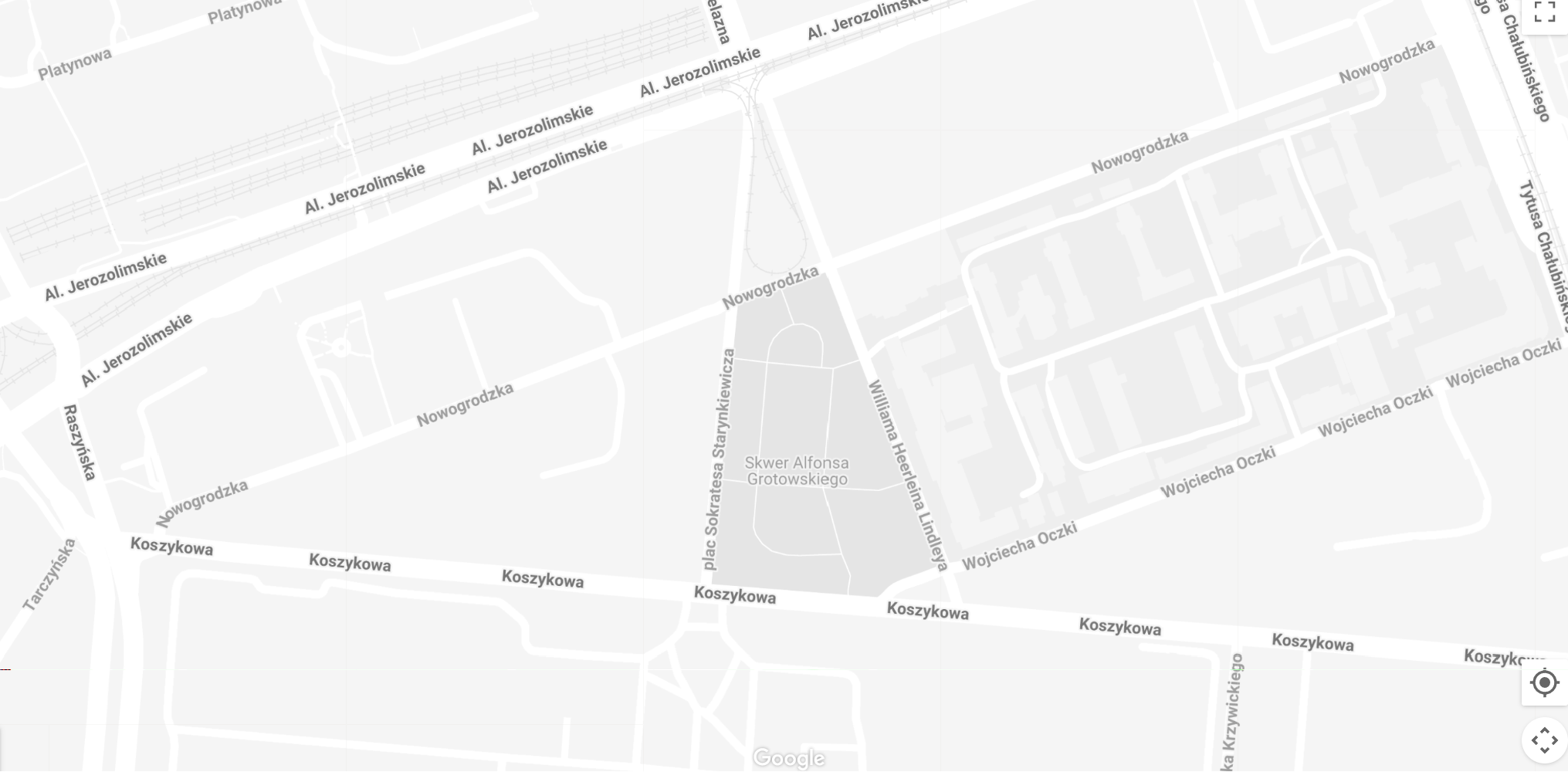Mapa Google z lokalizacją UCZKiN